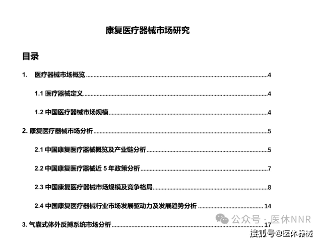 中国康复医疗器械市场路在何方威廉希尔注册